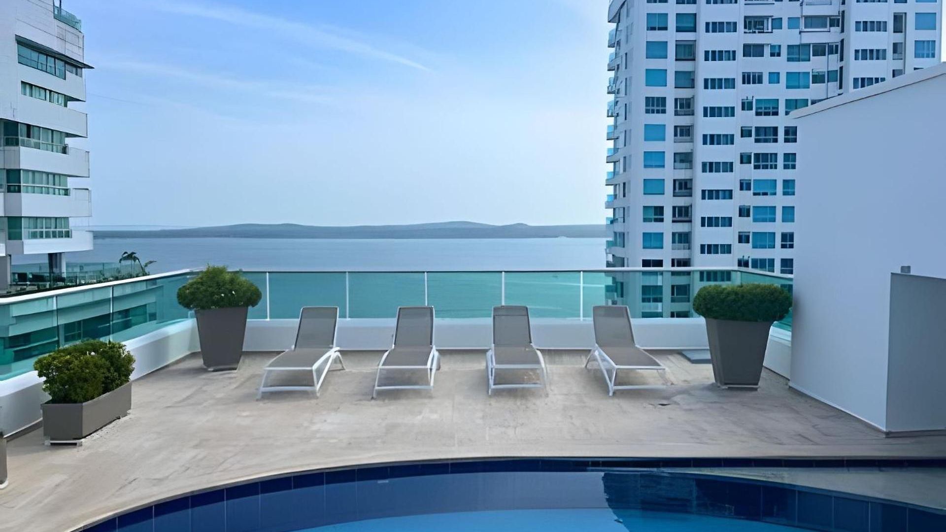 Apartamento Vista Al Mar En Castillogrande, Orange 2d-2b Cartagena