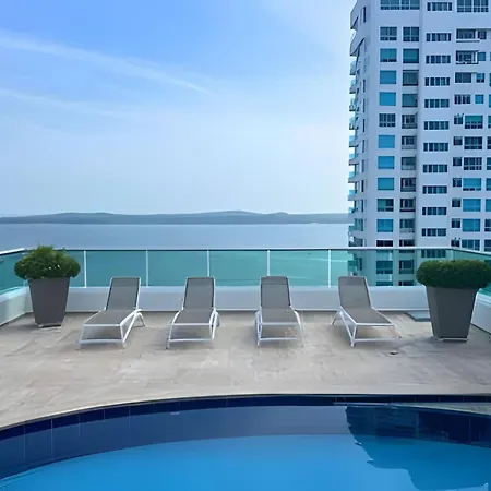 Apartamento Vista Al Mar En Castillogrande, Orange 2d-2b Cartagena