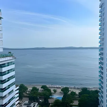 Vista Al Mar En Castillogrande, Orange 2d-2b Apartamento Cartagena